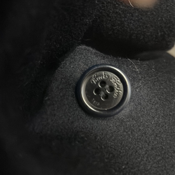 Brooks Brothers Wool Coat Classic Black Timeless SZ 12 - Picture 8 of 8